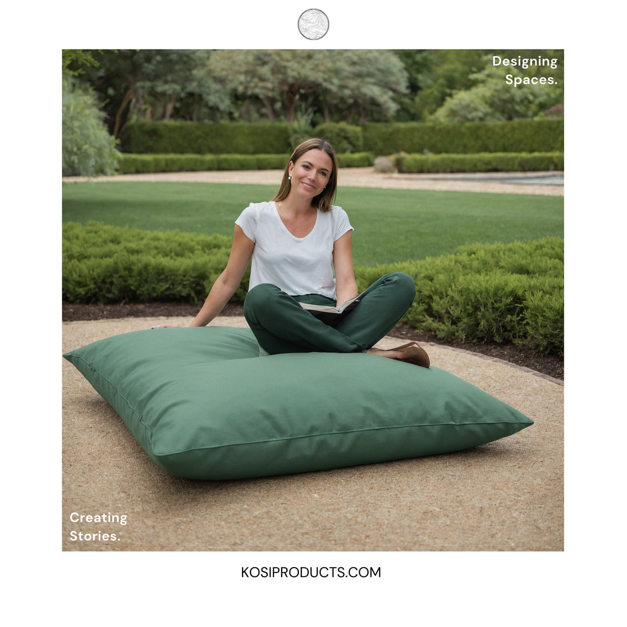 Floor Cushions Square, Water Resistant Cushions, Floor Pillows