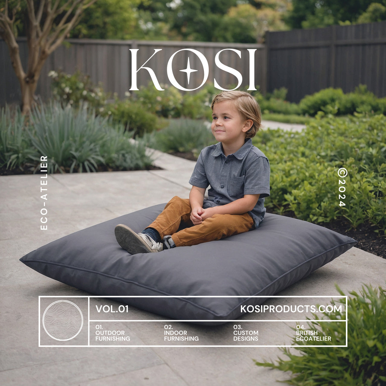 Floor Cushions Square, Water Resistant Cushions, Floor Pillows