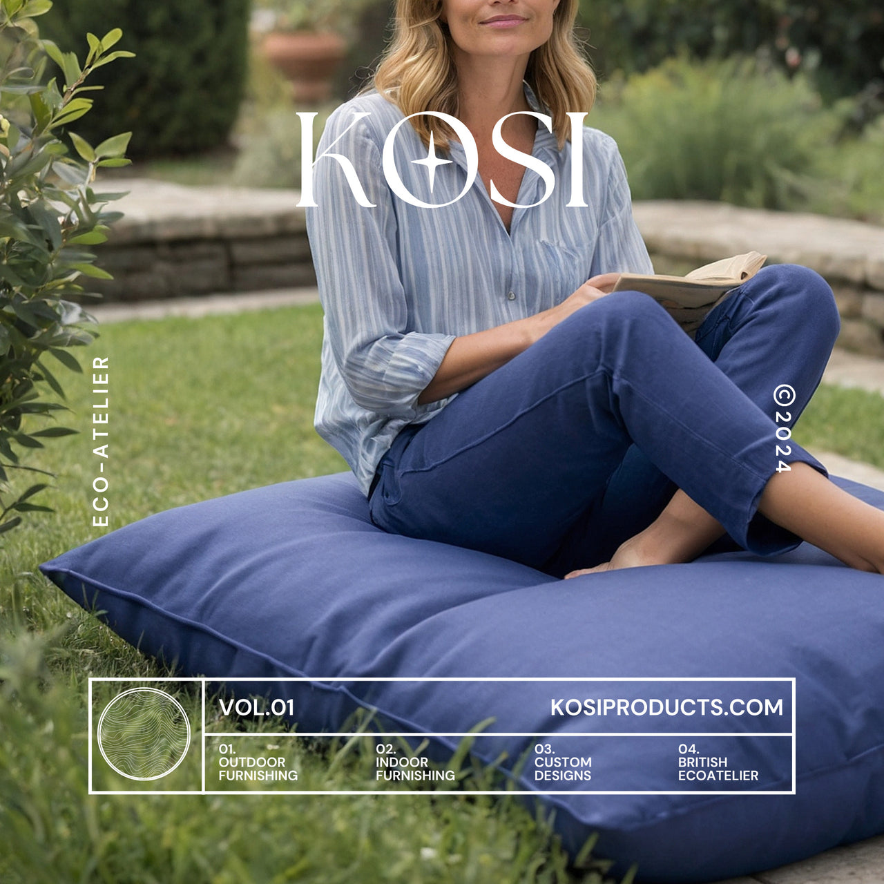 Floor Cushions Square, Water Resistant Cushions, Floor Pillows