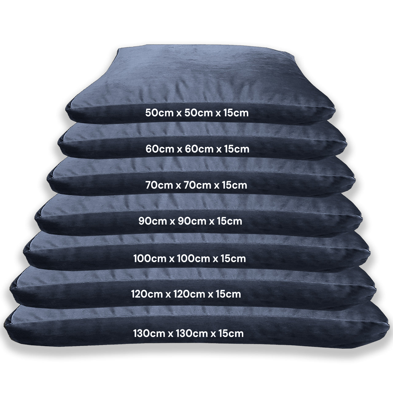 Floor Cushions Square, Plush Velvet Cushions, Floor Pillows