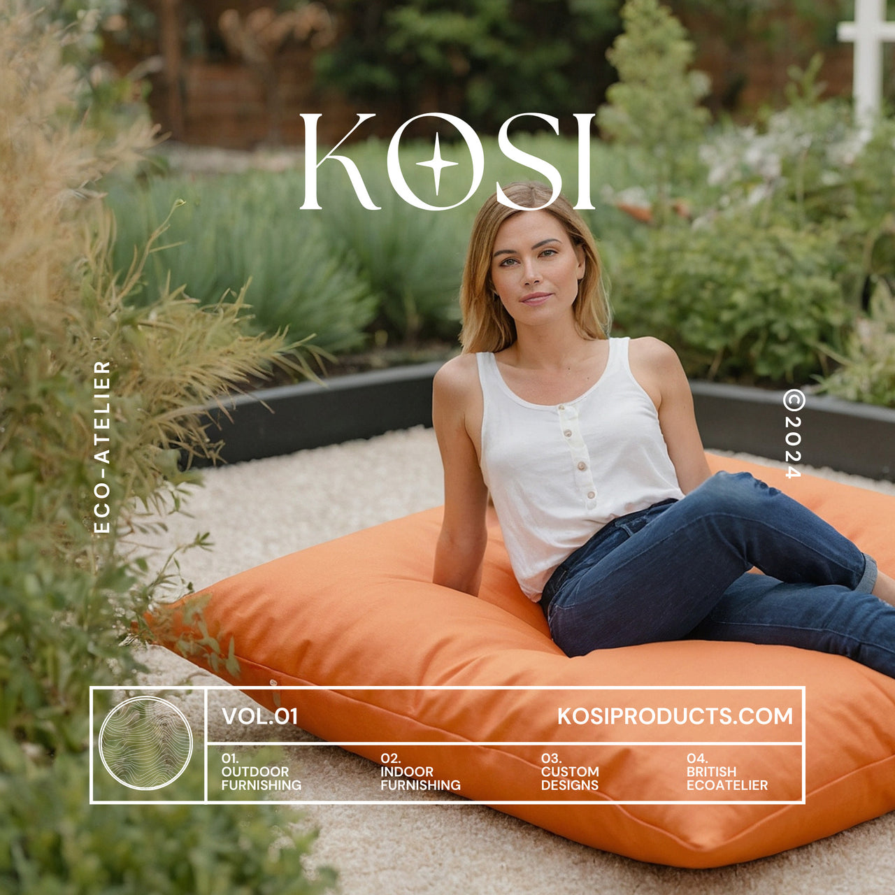Floor Cushions Square, Water Resistant Cushions, Floor Pillows