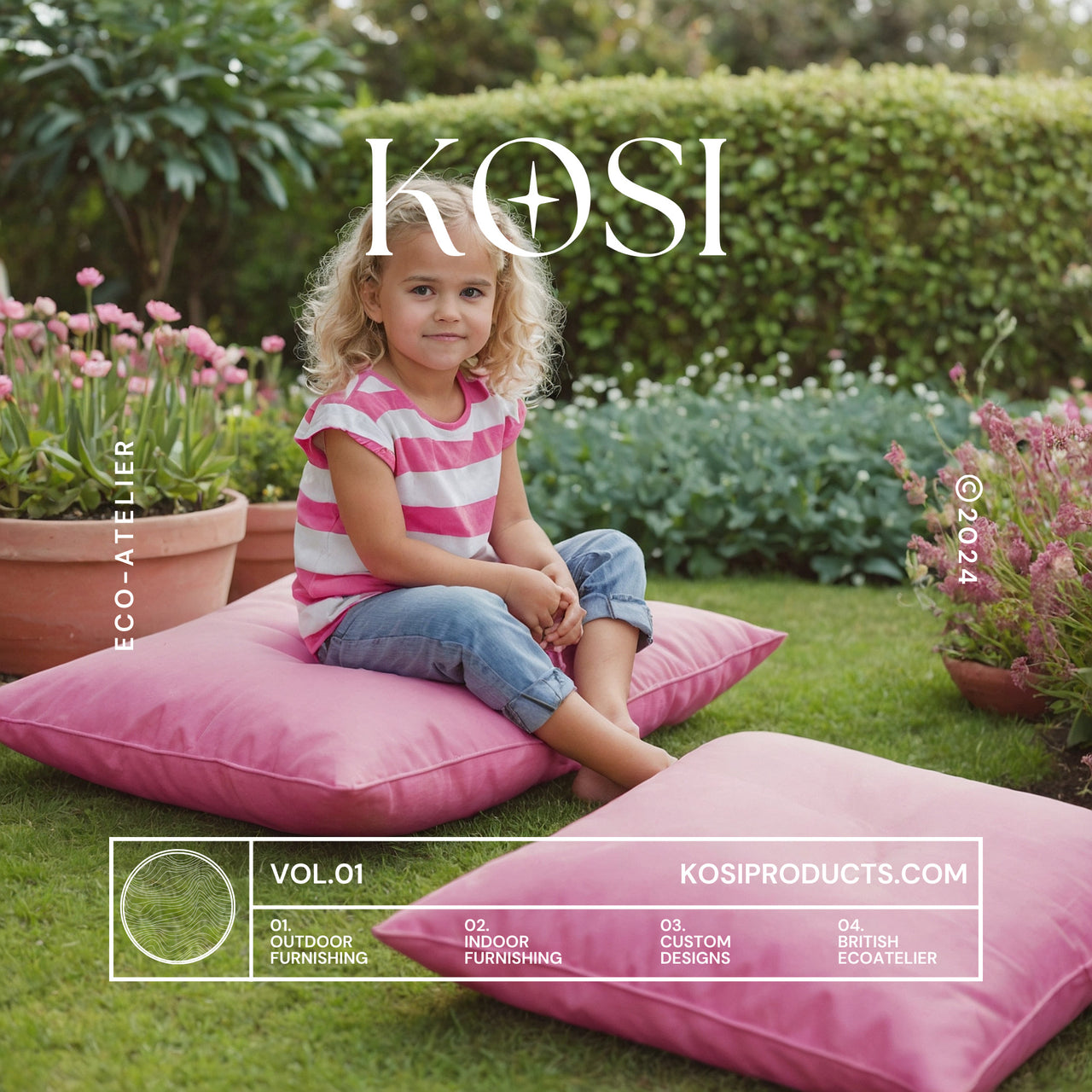 Floor Cushions Square, Water Resistant Cushions, Floor Pillows