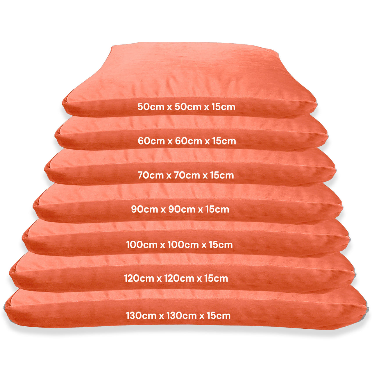 Floor Cushions Square, Plush Velvet Cushions, Floor Pillows