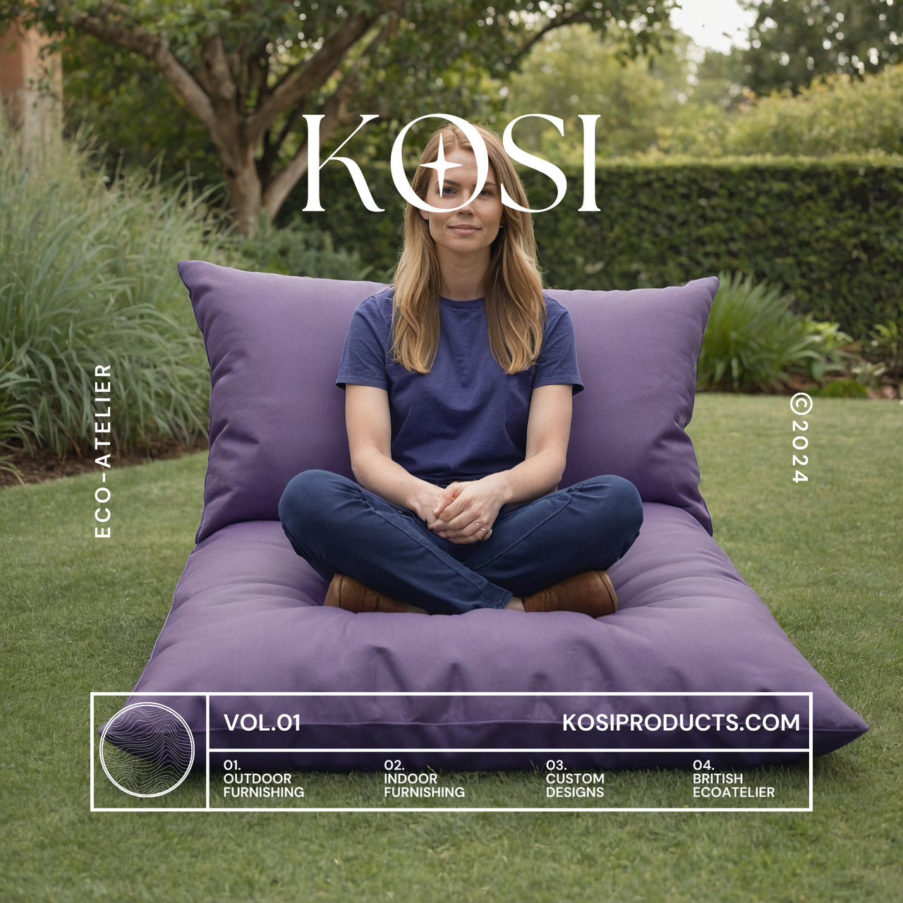 Floor Cushions Square, Water Resistant Cushions, Floor Pillows