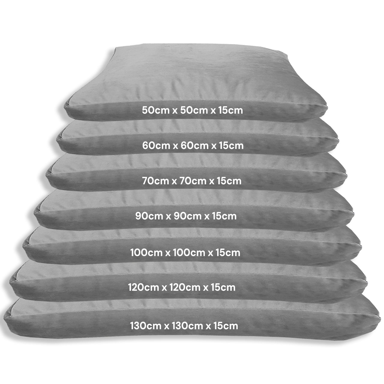 Floor Cushions Square, Plush Velvet Cushions, Floor Pillows